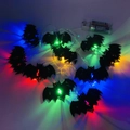 Colorful LED bat string lights with battery box for Halloween garden decoration - Bat-Multicolor