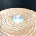 Flache 5mm x 10mm Spacer-Perle in Weiß, lichtdurchlässig für DIY-Schmuckherstellung - Opal