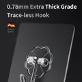 0.78mm ultra-thick petal-shaped adhesive hook made of heavy-duty metal with German quality - 0.78mm Extra Thick / 80 Silk Transparent Acrylic Hook