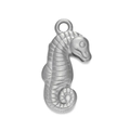 Silver stainless steel seahorse pendant charm for DIY jewelry and bracelets - 513# Seahorse Pendant Only / 10.5*21mm (2 Pieces/Pack) / Steel