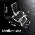 Detailed view of medium size acrylic display stand with 5cm height for jewelry and bracelets - Medium Stool Stand