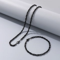 4MM Black Bracelet 20CM
