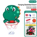 Green dinosaur basketball hoop set for kids with mini ball and pump 21x37cm - [OPP Bag] Dinosaur - Hanging Basketball Board