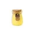 Yellow Himalayan crystal bath salts in a vintage glass jar with a cork and tag - 110g / Yellow