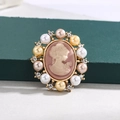 Pink Purple Pearl Cameo Style (XD11030)