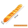 Ρεαλιστική μπαγκέτα PU 47cm με αυθεντική υφή ψησίματος και λεπτομερείς διαστάσεις - Μπαγκέτα