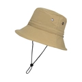 Cappello da sole outdoor kaki con cinturino regolabile e occhielli di ventilazione - Cachi
