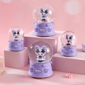 Purple Kuromi crystal ball ornaments with glitter and character figurines - NO.32 Sweet Kuromi Purple Style