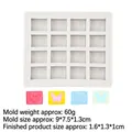 White butterfly silicone mold with 16 cavities for fondant, chocolate and wax melts - 2# (16 Butterflies) / Gray