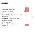 Pink - Adjustable Height - Multicolor Stepless Dimming