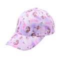 Pink and purple tie-dye kids unicorn baseball cap with whimsical cartoon patterns - Pink Purple Gradient Unicorn Print
