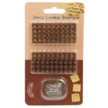 Deco Cookie Stamp set met letters en cijfers voor doe-het-zelf taart en bakdecoratie - Kaartverpakking