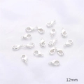 12mm silver-plated lobster clasp connectors for DIY jewelry making and necklaces - Large Lobster Buckle / 12mm / Silver