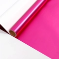 Vibrant rose red gift wrapping paper roll with pearlescent metallic finish - Matte Rose Red / 43cmx3m