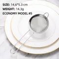 Passoire fine en acier inoxydable avec poignée, 14,6x5,3cm pour cuisine et thé - Passoire Économique 5cm
