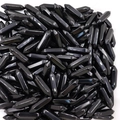 Bulkset natuurlijke zwarte obsidiaan dubbelpuntige kristallen kolommen voor yoga - Zwart Kristal