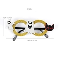 Halloween pumpkin glasses with cute ghosts and black cat motifs for party photo props - Ghost Cat Decorative Glasses