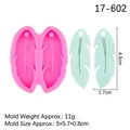 Pink feather silicone mold for dreamcatcher resin keychains and wall decor tags - Feather / Pink