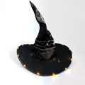 Pleated Witch Hat with Light