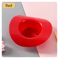 Mini cowboy hat shaped ice cream bowl in bright red plastic finish for kids - Red