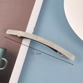 Elegant acetate hair clip for women, long curved barrette with spring clip for ponytail styling. - Mermaid Color Long Spring Clip (1#)
