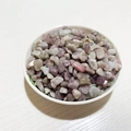 Mélange de pierres de cristal naturel poli en violet et blanc pour la décoration - Tourmaline Fleur de Prunier