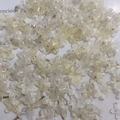 Translucent yellow five-petal flower resin beads with gold foil flakes for DIY jewelry - Gold Foil Mini Flower Color 9