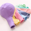Pastel macaron latex balloon kit in mixed purple, pink, yellow, and blue matte colors - 18 Inch Macaron Mixed Colors