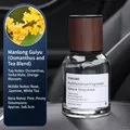 Car aromatherapy diffuser 160ml in Osmanthus tea scent with glass bottle and wooden lid - Small Time - Osmanthus Rain