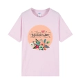 Pink Mother's Day t-shirt with Happy Mother's Day floral print in a casual short sleeve style - XS / Tops / Pink (Happy Mother's Day Floral Print)