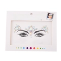 Iridescent facial gem stickers for forehead and eyes in Party Joy crystal packaging - HF-98