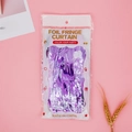 Purple metallic foil fringe curtain in retail packaging for party wall decoration - 1*2m Light Purple