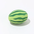 Éponge de maquillage motif pastèque vert pour application de maquillage humide et sec - Pastèque / Vert avec rayures