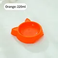 Katzennapf in Orange mit Katzenohren Design 220ml Fassungsvermögen für Katzen und kleine Hunde - 220ml / Orange