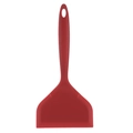 Spatule large en silicone rouge avec trou de suspension pour ustensile de cuisine - Tout Rouge
