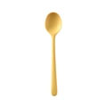 Small heat-resistant yellow silicone soup spoon with a seamless one-piece design - Small Spoon / Yellow