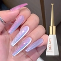 Rose Majesty purple cat eye nail gel polish in a 10ml bottle for UV LED nail art salon - Rosemary Cat Eye