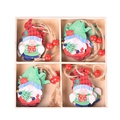 12er-Set Weihnachtsgnome aus Holz in einer Box mit roten und grünen Mustern für den Baum - Stil A Grüne und Rote Mütze Gnome