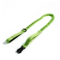Tactical bungee dog leash in fluorescent green with heavy-duty metal quick release clip - Fluorescent Green Leash
