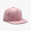 Rosa Floral-Jacquard-Basecap mit 3D-Textur und atmungsaktivem, strukturiertem Design - Verstellbar / Rosa