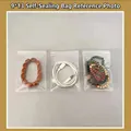 Three transparent 9x13cm self-sealing PVC jewelry bags for storage and oxidation protection - 9x13cm Storage Bags 50Pcs