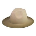 Fedoras for men and women featuring a gradient felt design and wide brim style - Adult 56-60cm / Gradient Beige