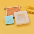 Schleifen Geschenkbox Silikonform für DIY Harz Handwerk und handgemachte Seifen - Quadratischer Schleife-Geschenkbox-Stil (1)