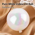 6cm diameter iridescent white decorative orb with pearl finish for cake topper - 6cm Milky White Ball 1Pc