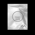 Silver packet of ocean scented solid car air freshener refill for vent clips - Ocean Scent (Refill Stick)