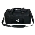 Mochila de viaje grande en tela Oxford negra con correas ajustables y bolsillo frontal - Negro