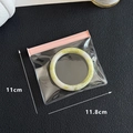 Transparent EVA storage bag for jade bracelet with dimensions 11.8cm by 11cm - Transparent / 11.8*11cm