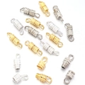 DIY screw clasps in gold and silver finish for handmade necklaces and bracelets - Mixed Color-2#