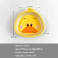 Cute yellow duck cartoon baby bowl, 300ml capacity durable feeding plate for toddlers - Yellow Duck Bowl