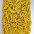 Polished hexagonal tiger eye crystal point energy stones in a bulk collection - Yellow Quartz
